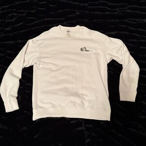 Uniqlo x KAWS White Crewneck Sweater